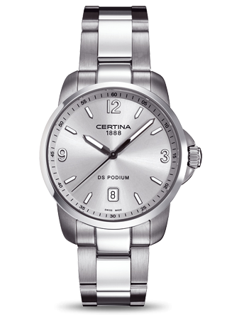 Certina DS Podium 3 Hands Silver