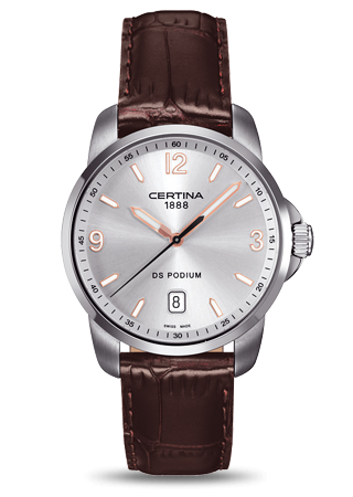 Certina DS Podium 3 Hands Silver