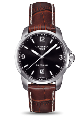 Certina DS Podium 3 Hands Black