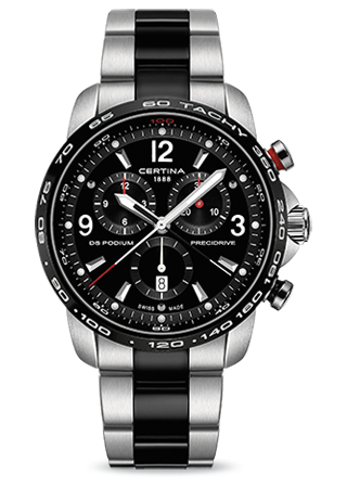 Certina DS Podium Big Size Chrono 1/100 Sec Half PVD