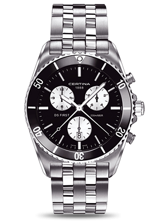 Certina DS First Ceramic Chronograph Inverted Panda