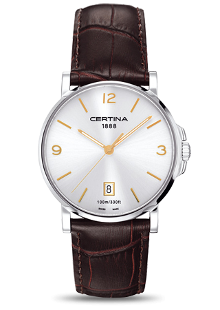 Certina DS Caimano Silver / Gold Index