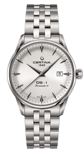 Certina DS-1 Powermatic 80 40 Stainless Steel / Silver / Bracelet