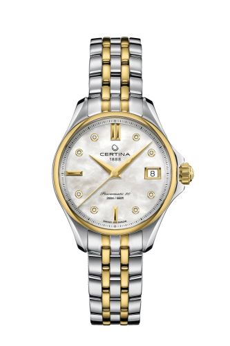 Certina DS Action 34.5 Powermatic Stainless Steel - Yelllow Gold / MOP