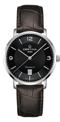 Certina DS Caimano Powermatic 80 Stainless Steel / Black / Strap