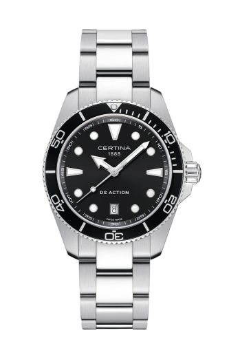 Certina DS Action 40 Quartz Stainless Steel / Black