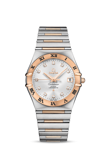Omega Constellation Co-Axial 35.5 Stainless Steel / Red Gold / Silver / 160 Years