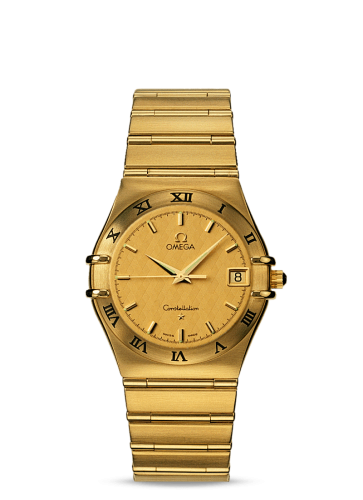 Omega Constellation Quartz 33.5 '95 Yellow Gold / Champagne