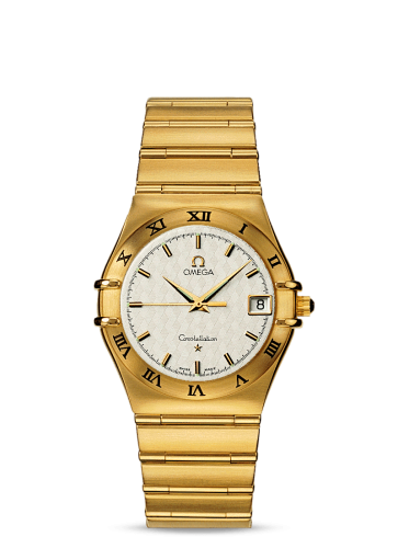 Omega Constellation Quartz 33.5 '95 Yellow Gold / Silver