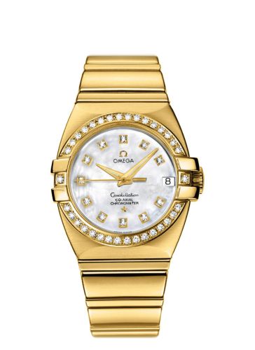 Omega Constellation Co-Axial 31 Double Eagle Yellow Gold - Diamond / MOP