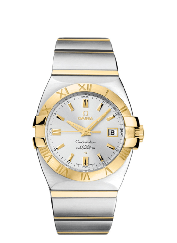 Omega Constellation Co-Axial 35 Double Eagle Stainless Steel / Yellow Gold / Silver