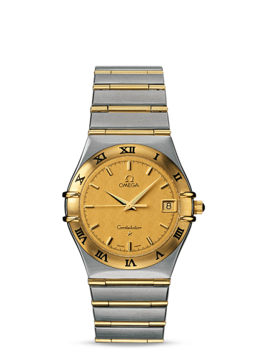 Omega Constellation Quartz 33.5 Stainless Steel / Yellow Gold / Champagne