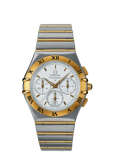 Omega Constellation Quartz 39 Chronograph Stainless Steel / Yellow Gold / Silver