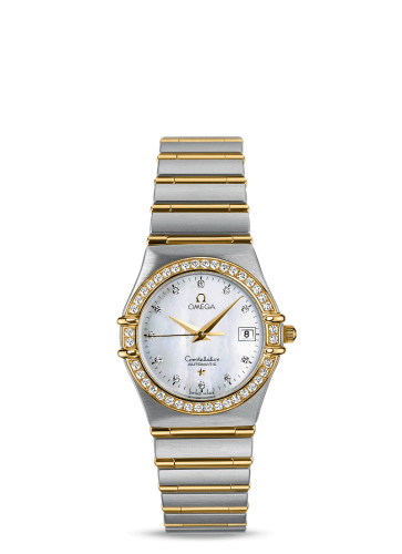 Omega Constellation Quartz 27.5 Stainless Steel / Yellow Gold / Diamond / MOP