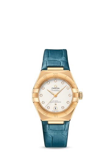 Omega Constellation Manhattan 29 Co-Axial Master Chronometer Yellow Gold / Silver - Diamond
