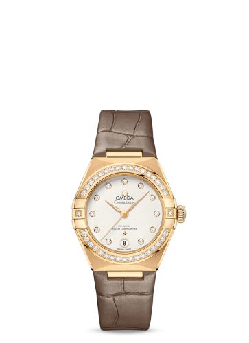 Omega Constellation Manhattan 29 Co-Axial Master Chronometer Yellow Gold / Diamond / Silver - Diamond