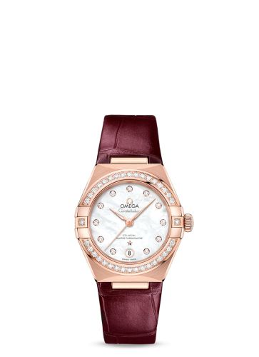 Omega Constellation Manhattan 29 Co-Axial Master Chronometer Sedna Gold / Diamond / MOP