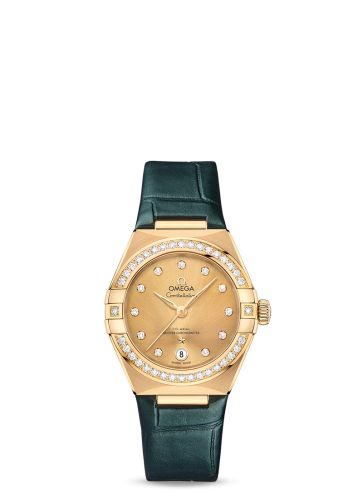 Omega Constellation Manhattan 29 Co-Axial Master Chronometer Yellow Gold / Diamond / Champagne - Diamond
