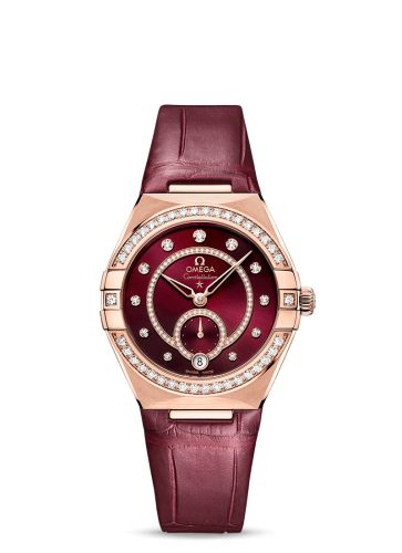 Omega Constellation Master Chronometer Small Seconds 34 Sedna Gold / Diamond / Black