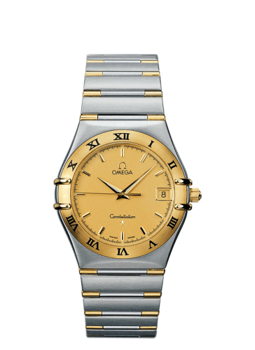 Omega Constellation Quartz 33.5 '95 Stainless Steel / Yellow Gold / Champagne