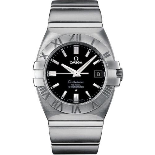 Omega Constellation Co-Axial 38 Double Eagle Stainless Steel / Black