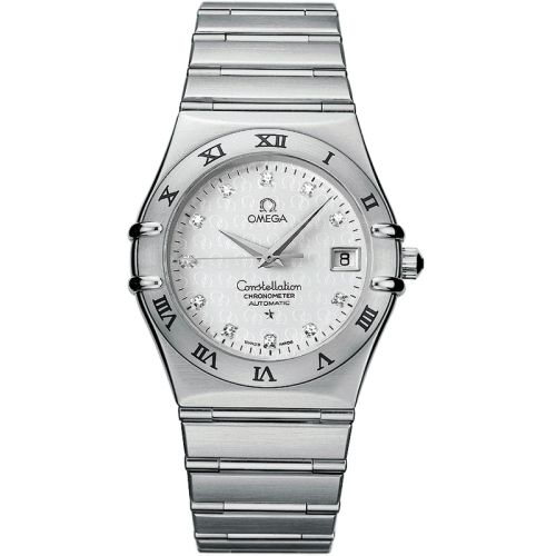 Omega Constellation Automatic 35.5 Stainless Steel / Silver - Diamond