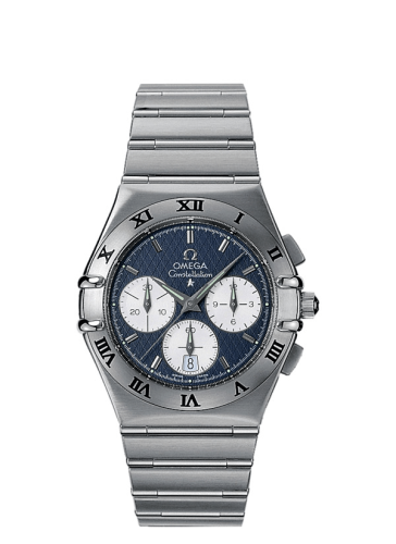 Omega Constellation Quartz 39 Chronograph Stainless Steel / Grey