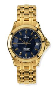 Omega Seamaster 120M Automatic 36.25 Yellow Gold / Blue