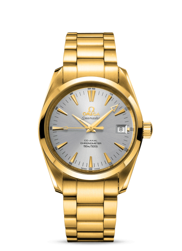 Omega Seamaster Aqua Terra 150M Co-Axial 39.2 Yellow Gold / Silver / Bracelet
