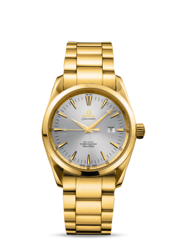 Omega Seamaster Aqua Terra 150M Co-Axial 36.2 Yellow Gold / Silver / Bracelet
