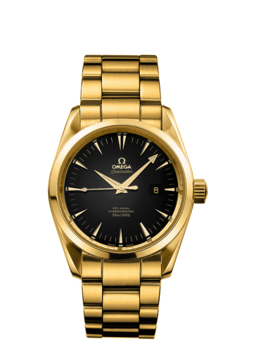 Omega Seamaster Aqua Terra 150M Co-Axial 36.2 Yellow Gold / Black / Bracelet
