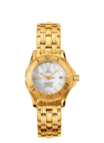 Omega Seamaster Diver 300M Automatic 28 Yellow Gold / White / Bracelet