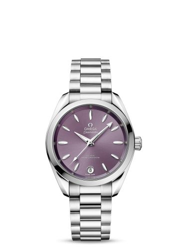 Omega Seamaster Aqua Terra 150M Master Chronometer 34 Stainless Steel / Lavender / Bracelet