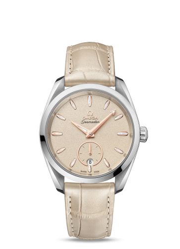 Omega Seamaster Aqua Terra 150M Master Chronometer Small Seconds 38 Stainless Steel / Sand / Alligator
