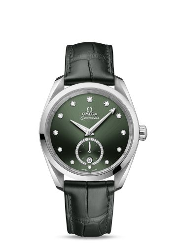 Omega Seamaster Aqua Terra 150M Master Chronometer Small Seconds 38 Stainless Steel / Green - Diamond / Alligator