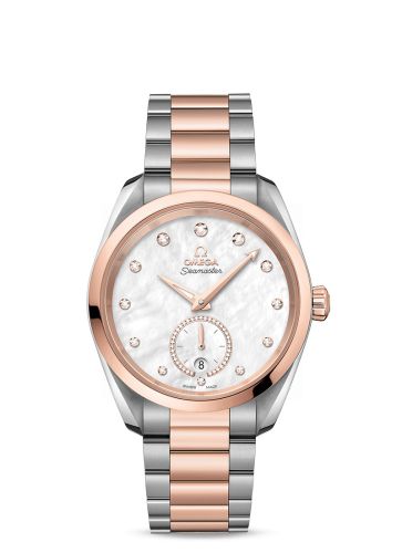 Omega Seamaster Aqua Terra 150M Master Chronometer Small Seconds 38 Stainless Steel / Sedna Gold / MOP - Diamond / Bracelet