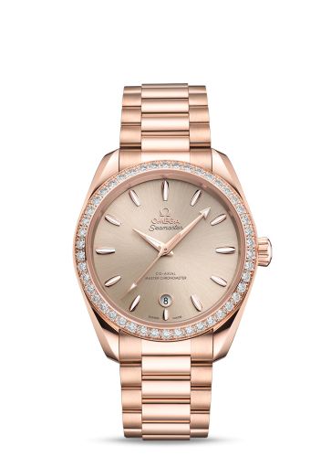 Omega Seamaster Aqua Terra 150M Master Chronometer Small Seconds 38 Sedna Gold - Diamond / Pink / Bracelet