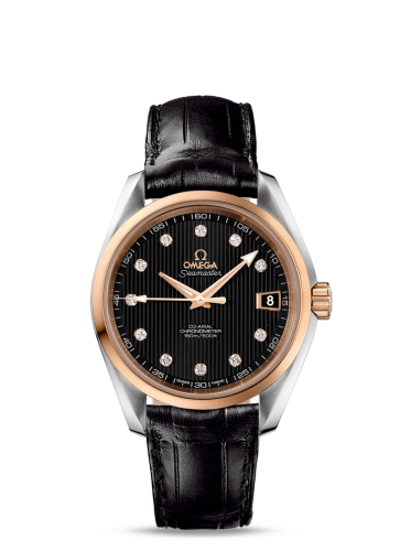 Omega Seamaster Aqua Terra 150M Co-Axial 38.5 Stainless Steel / Red Gold / Black