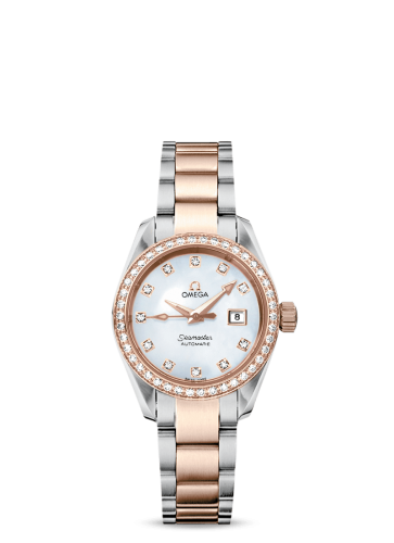 Omega Seamaster Aqua Terra 150M Automatic 29.2 Stainless Steel / Red Gold / Diamond / MOP / Bracelet
