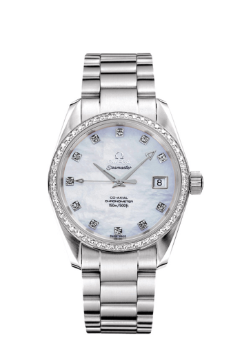 Omega Seamaster Aqua Terra 150M Co-Axial 36.2 Stainless Steel / Diamond / MOP / Bracelet