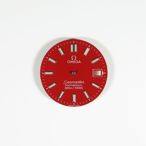 Omega Seamaster Diver 300M Quartz 36.25 Stainless Steel / Red / Bracelet / Marui