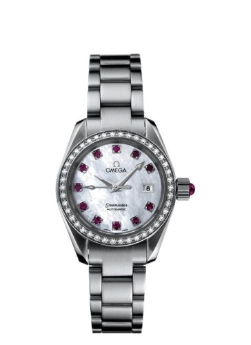 Omega Seamaster Aqua Terra 150M Automatic 29.2 Stainless Steel / Diamond / MOP - Ruby / Bracelet