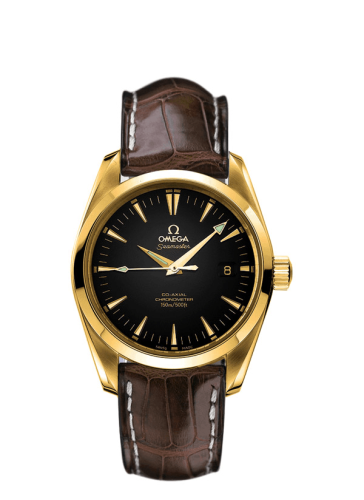 Omega Seamaster Aqua Terra 150M Co-Axial 39.2 Yellow Gold / Black