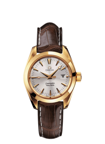 Omega Seamaster Aqua Terra 150M Quartz 29.2 Yellow Gold / Silver