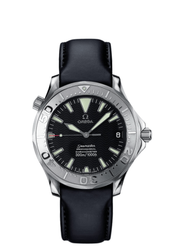 Omega Seamaster Diver 300M Automatic 36.25 Stainless Steel / White Gold / Black / Leather
