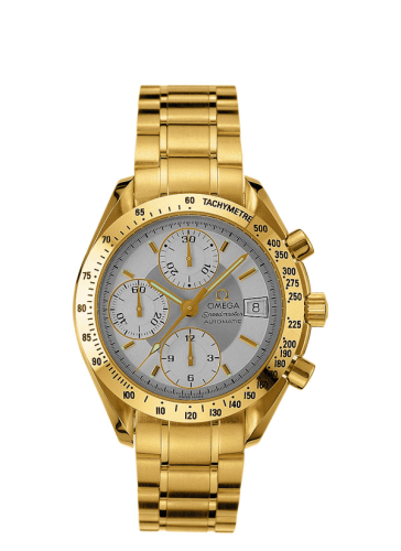 Omega Speedmaster Date 39 Yellow Gold / Silver / Bracelet