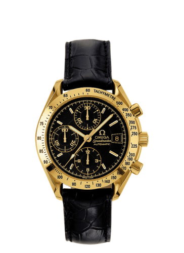 Omega Speedmaster Date 39 Yellow Gold / Black