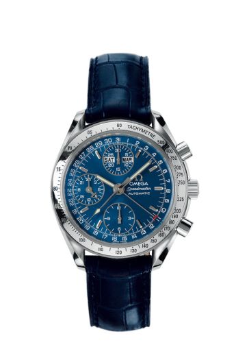 Omega Speedmaster Day-Date 39 Stainless Steel / Blue