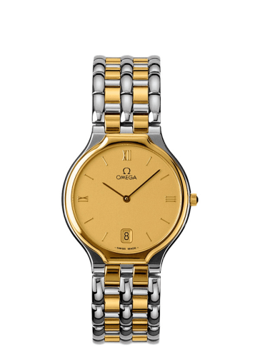 Omega De Ville Symbol 32 Stainless Steel / Yellow Gold / Champagne / Bracelet