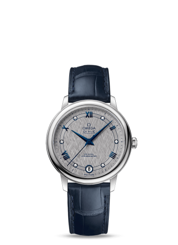 Omega De Ville Prestige Co-Axial 32.7 Stainless Steel / Vintage Grey Silk